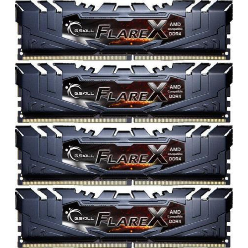 Оперативна пам'ять G.Skill Flare X DDR4 32GB (4x 8GB) 2933MHz CL16 (F4-2933C16Q-32GFX)