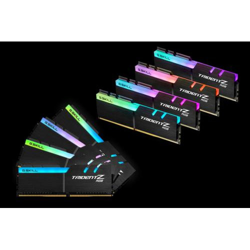 Оперативна пам'ять G.Skill Trident Z RGB DDR4 64GB (8x 8GB) 3200MHz CL14 (F4-3200C14Q2-64GTZR)