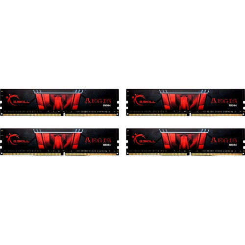 Оперативна пам'ять G.Skill Aegis, DDR4, 64 GB, 3200MHz, CL16 (F4-3200C16Q-64GIS)