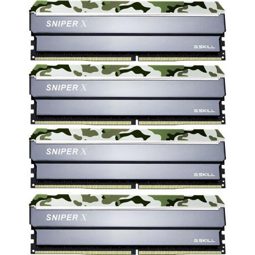 Оперативна пам'ять G.Skill Sniper X DDR4 64GB (4x 16GB) 3200MHz CL16 (F4-3200C16Q-64GSXFB)