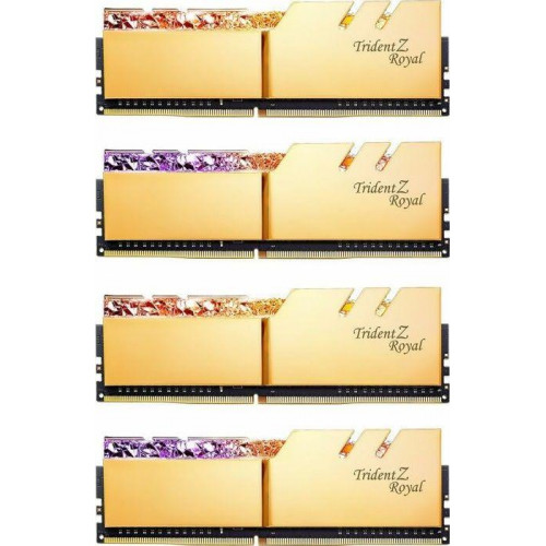 Оперативна пам'ять G.Skill Trident Z Royal, DDR4, 128 GB, 3600MHz, CL16 (F4-3600C16Q-128GTRG)