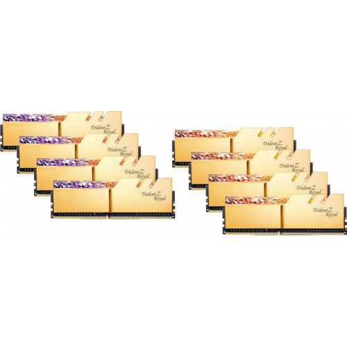 Оперативна пам'ять G.Skill Trident Z Royal, DDR4, 256 GB, 3600MHz, CL16 (F4-3600C16Q2-256GTRG)