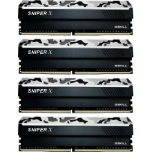 Оперативна пам'ять G.Skill Sniper X DDR4 64GB (4x 16GB) 3600MHz CL19 (F4-3600C19Q-64GSXWB)