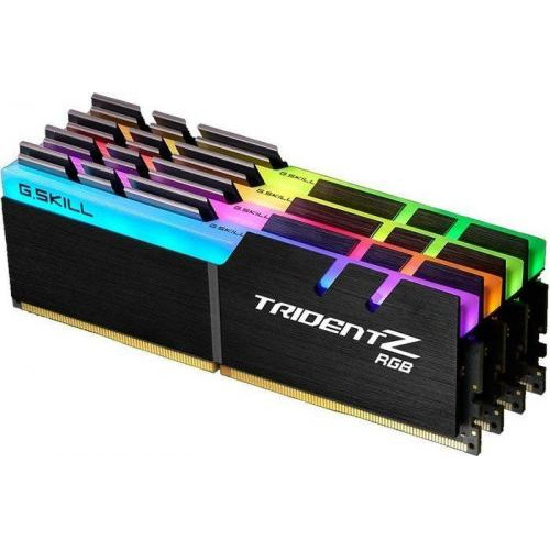 Оперативна пам'ять G.Skill Trident Z RGB DDR4 32GB (4x 8GB) 4133MHz CL19 (F4-4133C19Q-32GTZRF)