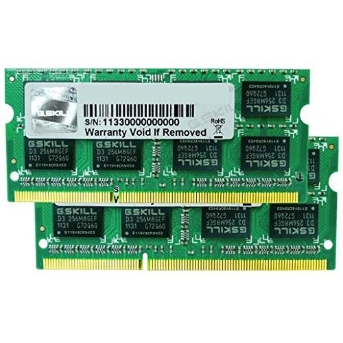 Оперативна пам'ять G.Skill DDR3 SO-DIMM 16GB (8GB x 2) 1600-11 SQ (FA-1600C11D-16GSQ)