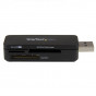 FCREADMICRO3 Кард-ридер StarTech USB 3.0 External Flash Multi Media Memory Card Reader - SDHC MicroSD