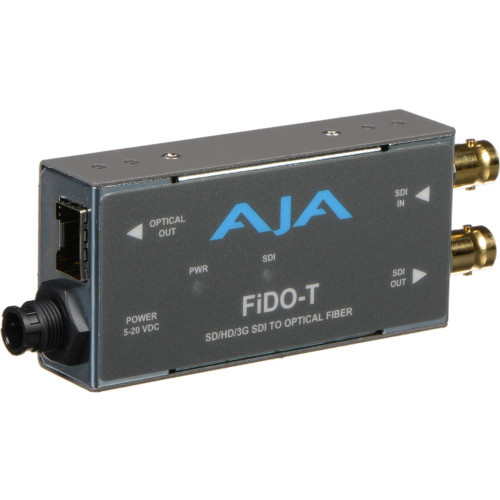 FIDO-T-X Конвертер / преобразователь AJA FiDO Single-Channel 3G-SDI to LC Fiber Mini Converter (No SFP Module)