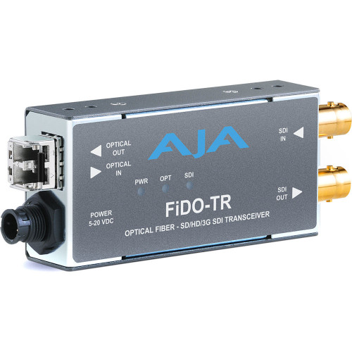 FIDO-TR-MM Видео удлинитель/репитер AJA 1-Channel 3G-SDI/LC Multi-Mode LC Fiber Transceiver