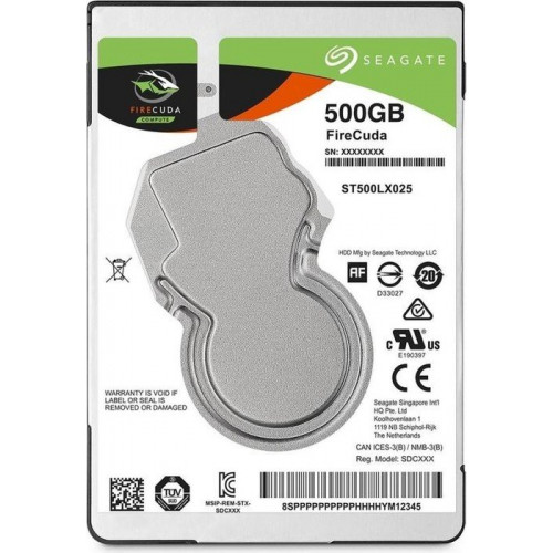 Жорсткий диск Seagate FireCuda Compute 500GB, SATA 6Gb/s (ST500LX025)
