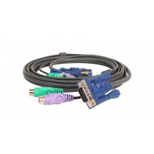 G2L5002P KVM кабель Iogear Micro-Lite Bonded All-in-One PS/2, VGA KVM Cable 6 feet