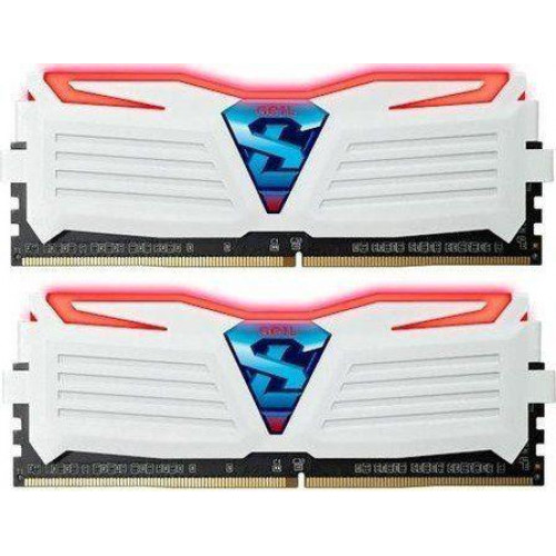 Оперативна пам'ять GeIL Super Luce DDR4, 2x8GB, 2400MHz, CL16 (GLWR416GB2400C16DC)