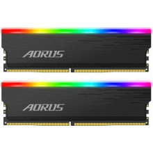 Оперативна пам'ять Gigabyte AORUS RGB, DDR4, 16 GB, 3333MHz, CL18 (GP-ARS16G33)