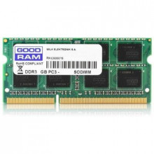 Оперативна пам'ять GoodRam DDR3 SO-DIMM 8GB 1600MHz CL11 (GR1600S3V64L11/8G)