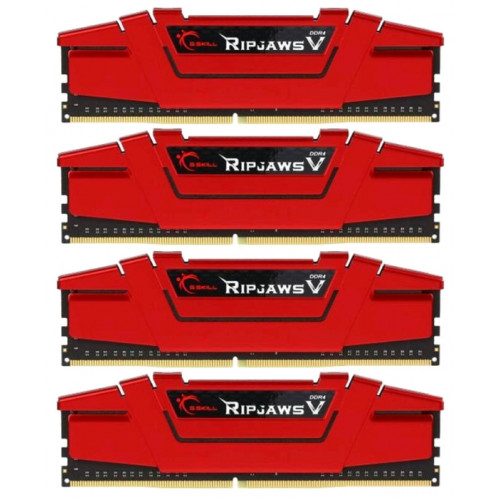 F4-2133C15Q-64GVR Оперативна пам'ять G.Skill 64GB (4x 16GB) DDR4 2133 MHz DIMM Ripjaws V