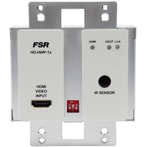 HD-HWP-TX передатчик видеосигнала FSR 2-Gang HDBaseT HDMI Wall Plate Transmitter (330', White)