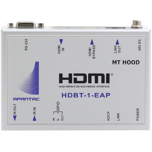 HDBT-1-EAP Видео удлинитель/репитер APANTAC Single-Port HDBaseT HDMI Extender with IR, RS232, GPI and Assignable POE