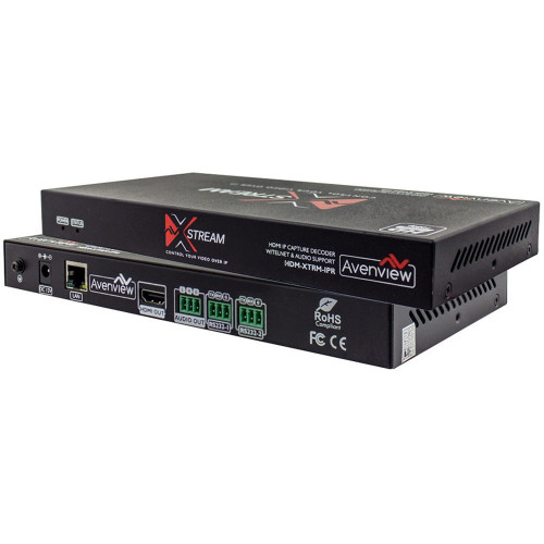 HDM-XTRM-IPR Видео удлинитель/репитер AVENVIEW HDMI HDCP Decoder with LAN, WAN, Telnet, Audio, Video Streaming Capability (H264, 1080p)