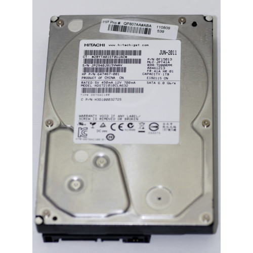 HDS721010CLA632 0F15013 Жорсткий диск Hitachi (HGST) Deskstar 7K1000.C 1TB 3.5" SATA 6GB/s