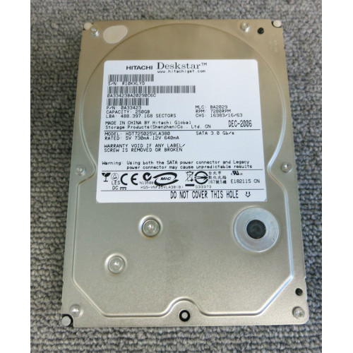 HDT725025VLA380 0A33423 Жорсткий диск Hitachi (HGST) HDT725025VLA380 0A33423