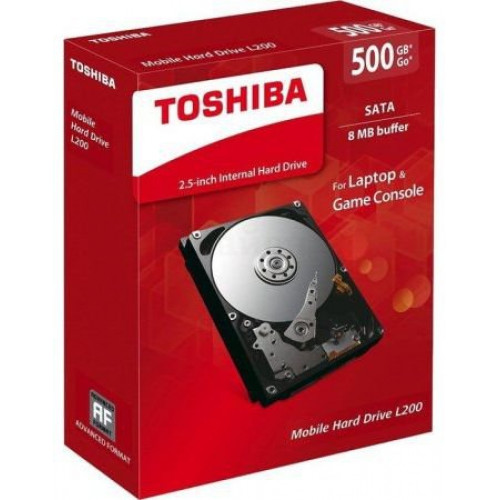 Жорсткий диск 500Gb SATA-III Toshiba L200 (HDWK105EZSTA)