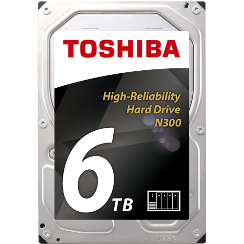 Жорсткий диск 6Tb SATA-III Toshiba N300 (HDWN160UZSVA) OEM