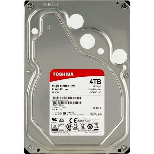 Жорсткий диск 4Tb SATA-III Toshiba N300 (HDWQ140UZSVA) OEM