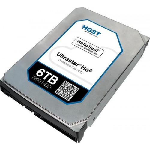 Жорсткий диск HGST Ultrastar He8 6TB, 4Kn ISE, SATA 6Gb/s (HUH728060ALN600/0F23663)