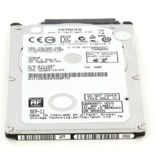 HTS545025A7E380 0J11282 Жорсткий диск Hitachi (HGST) 250GB 2.5'' 5400 rpm SATA II 