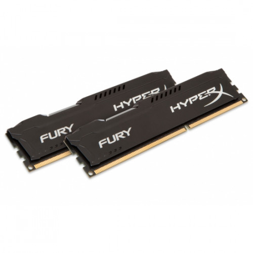 Оперативна пам'ять Kingston HyperX 16GB 1333MHz DDR3 CL9 DIMM (Kit of 2) FURY Black Series (HX313C9FBK2/16)