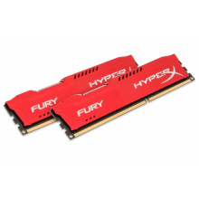 Оперативна пам'ять Kingston HyperX 16GB 1333MHz DDR3 CL9 DIMM (Kit of 2) FURY Red Series (HX313C9FRK2/16)