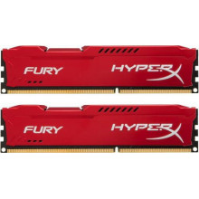 Оперативна пам'ять Kingston HyperX 8GB 1600MHz DDR3 CL10 DIMM (Kit of 2) FURY Red Series (HX316C10FRK2/8)