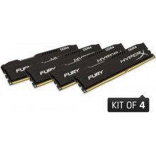 Оперативна пам'ять HyperX Fury DDR4 32GB (4x 8GB) 2400MHz CL15 (HX424C15FB2K4/32)