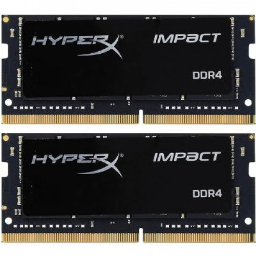 HX424S14IBK2/32 Оперативна пам'ять Kingston HyperX Impact SO-DIMM Kit 32GB (2x 16GB) DDR4-2400MHz CL14