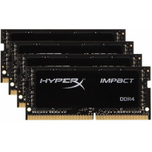 HX424S15IB2K4/32 Оперативна пам'ять Kingston 32GB 2400MHZ DDR4 CL15 SO-DIMM Kit Of 4 HyperX Impact