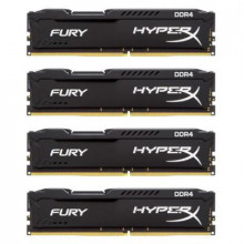 Оперативна пам'ять KINGSTON HyperX Fury DDR4 32GB 4x8GB 2666MHz CL16 (HX426C16FB2K4/32)