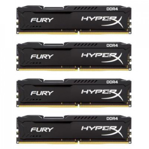 Оперативна пам'ять KINGSTON HyperX Fury DDR4 32GB 4x8GB 2666MHz CL16 (HX426C16FB2K4/32)