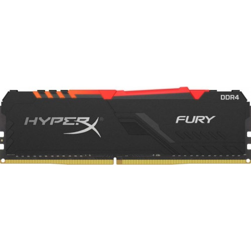 Оперативна пам'ять Kingston HyperX Fury RGB DIMM 16GB, DDR4-2666, CL16-18-18 (HX426C16FB3A/16)