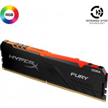 Оперативна пам'ять KINGSTON HyperX Fury RGB, DDR4, 32 GB, 2666MHz, CL16 (HX426C16FB3A/32)