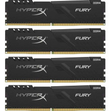 Оперативна пам'ять Kingston HyperX Fury black DIMM Kit 32GB, DDR4-2666, CL16-18-18 (HX426C16FB3K4/32)