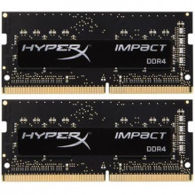 Оперативна пам'ять Kingston HyperX Impact SODIMM DDR4 16GB (2x 8GB) 2666MHz, CL15 (HX426S15IB2K2/16)