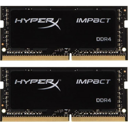 Оперативна пам'ять Kingston HyperX Impact SO-DIMM Kit 32GB, DDR4-2933, CL17-19-19 (HX429S17IBK2/32)