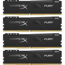 Оперативна пам'ять Kingston HyperX Fury black DIMM Kit 64GB, DDR4-3200, CL16-18-18 (HX432C16FB3K4/64)