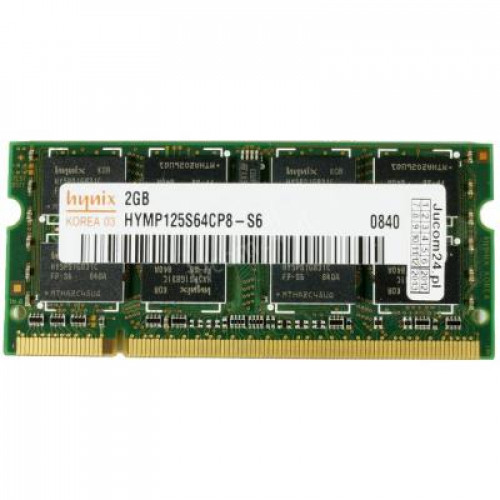 Оперативна пам'ять SO-DIMM DDR2 2GB 800 MHz Hynix (HYMP125S64CP8-S6)