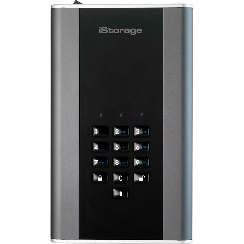 IS-DT2-256-8000-C-G Жорсткий диск ISTORAGE 8TB diskAshur DT2 USB 3.1 (Graphite)
