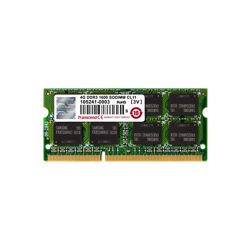 Оперативна пам'ять Transcend JetRam 4GB 1333MHz DDR3 CL9 SO-DIMM (JM1333KSN-4G)