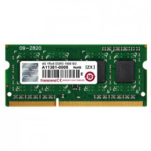 Оперативна пам'ять Transcend JetRam 4GB 1600MHz DDR3 CL11 SO-DIMM (JM1600KSH-4G)