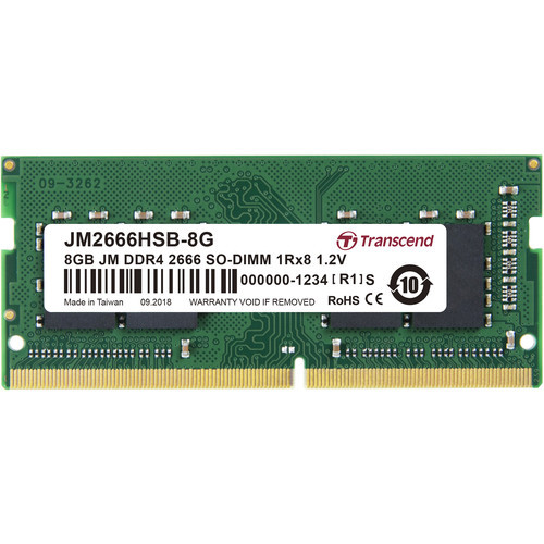 JM2666HLB-8G Оперативна пам'ять Transcend JM 8GB DDR4 2666 U-DIMM