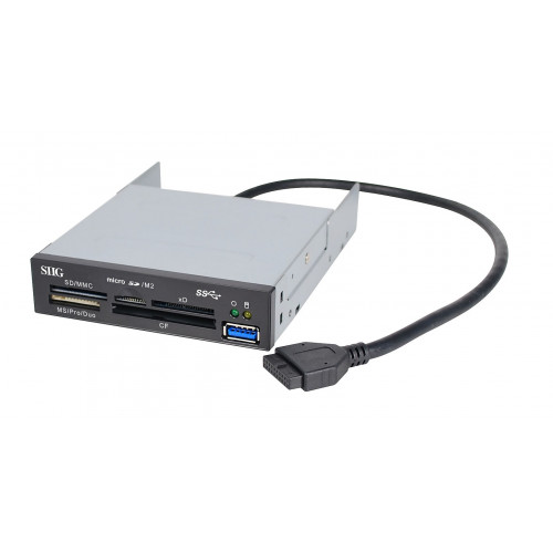 JU-MR0A11-S1 Картридер SIIG USB 3.0 Internal Bay Multi Card Reader