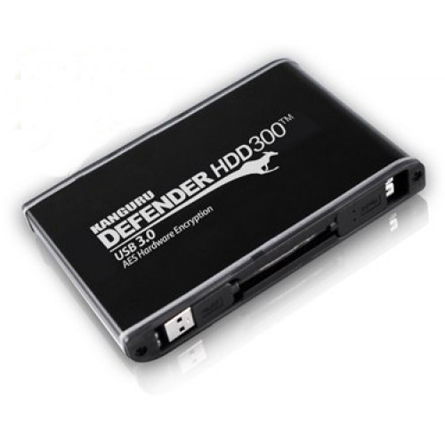 KDH3B-300F-2T Жорсткий диск Kanguru Solutions 2TB Defender HDD300 USB 3.0 Encrypted Fips 140-2