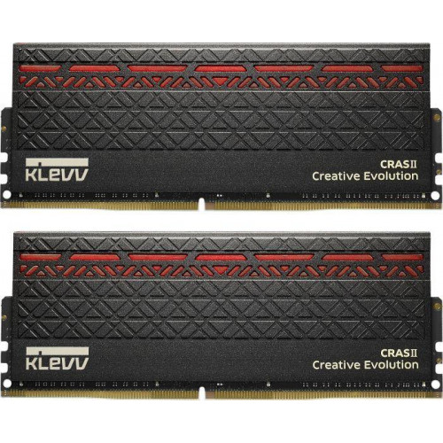 Оперативна пам'ять Essencore Cras II, DDR4, 32 GB, 2666MHz, CL15 (KM4Z16X2N-2666-15-15)